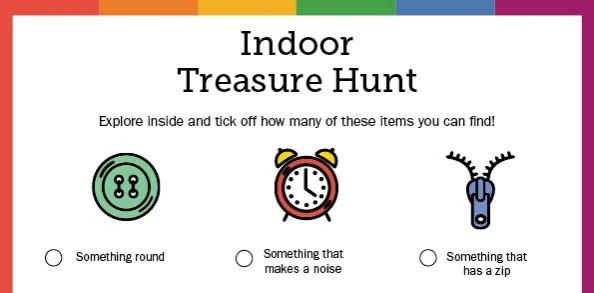 Indoor treasure hunt